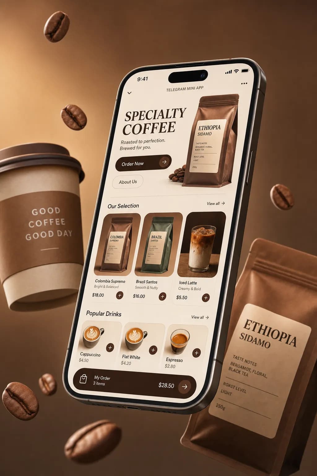 Roast, Coffee storefront design