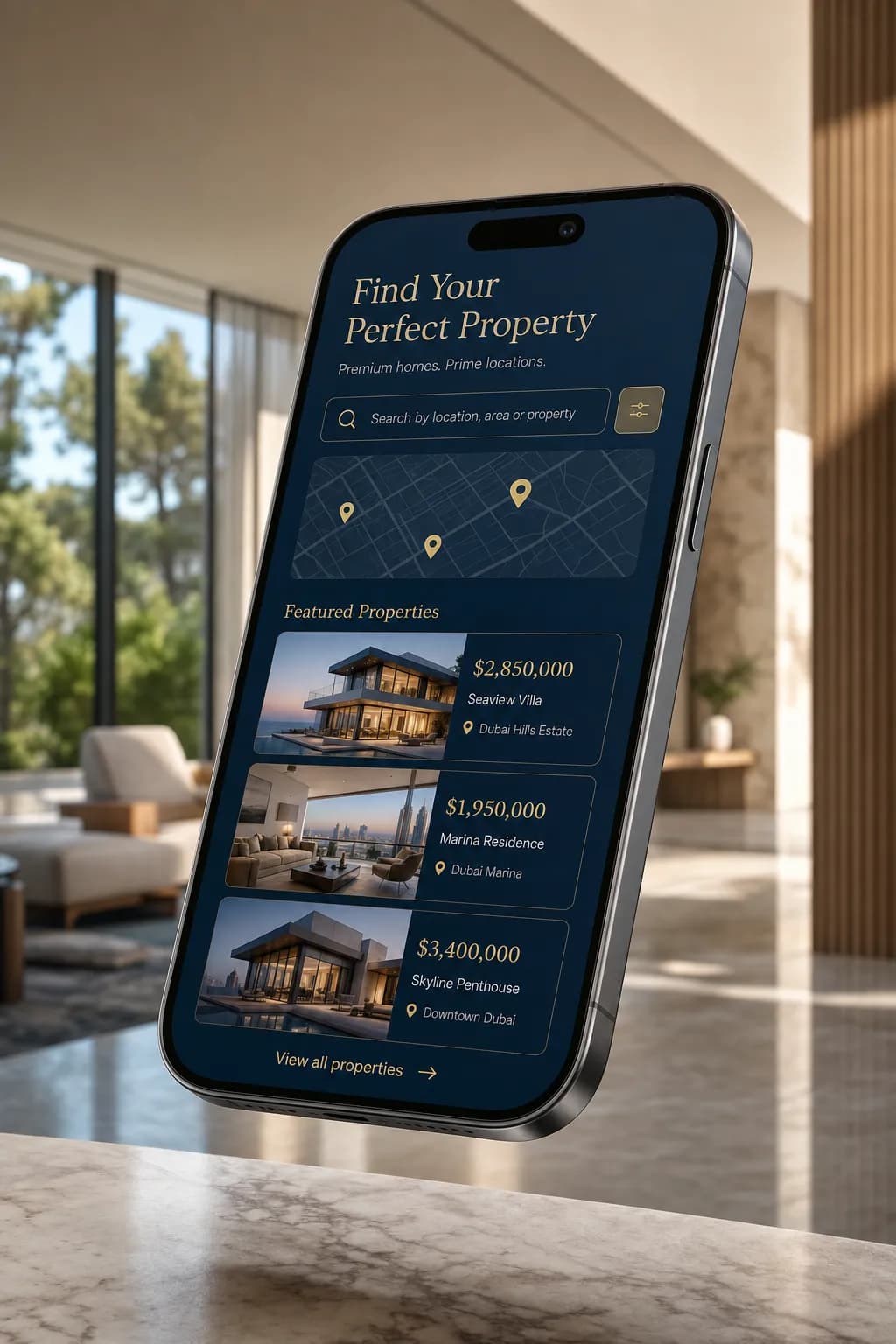 Estate, Real Estate storefront design